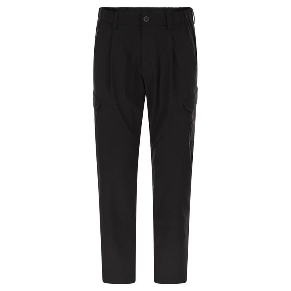 Herno Men Cargo Trousers With Mechanical Stretch Yarn